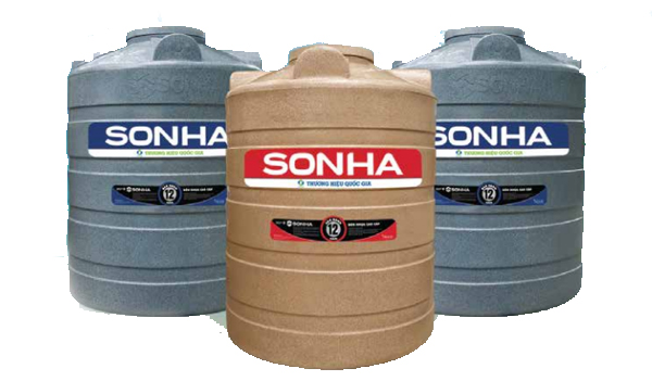 Bồn nhựa vân đá Sơn Hà đứng 700 lít